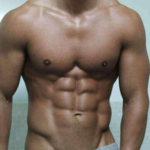 Man with Killer Six Pack Abs