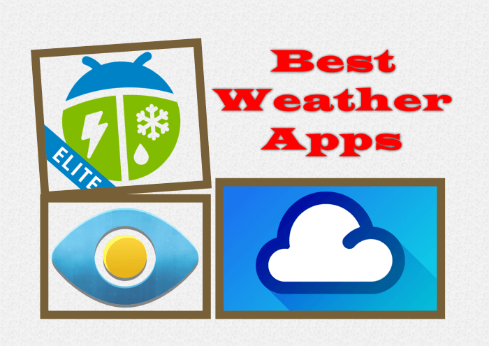 Best Weather Apps - Weather Elite by WeatherBug, 1Weather:Widget Forecast Radar, Eye In Sky Weather