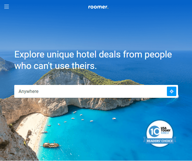Roomer - Explore unique hotel deals from people who can't use theirs.