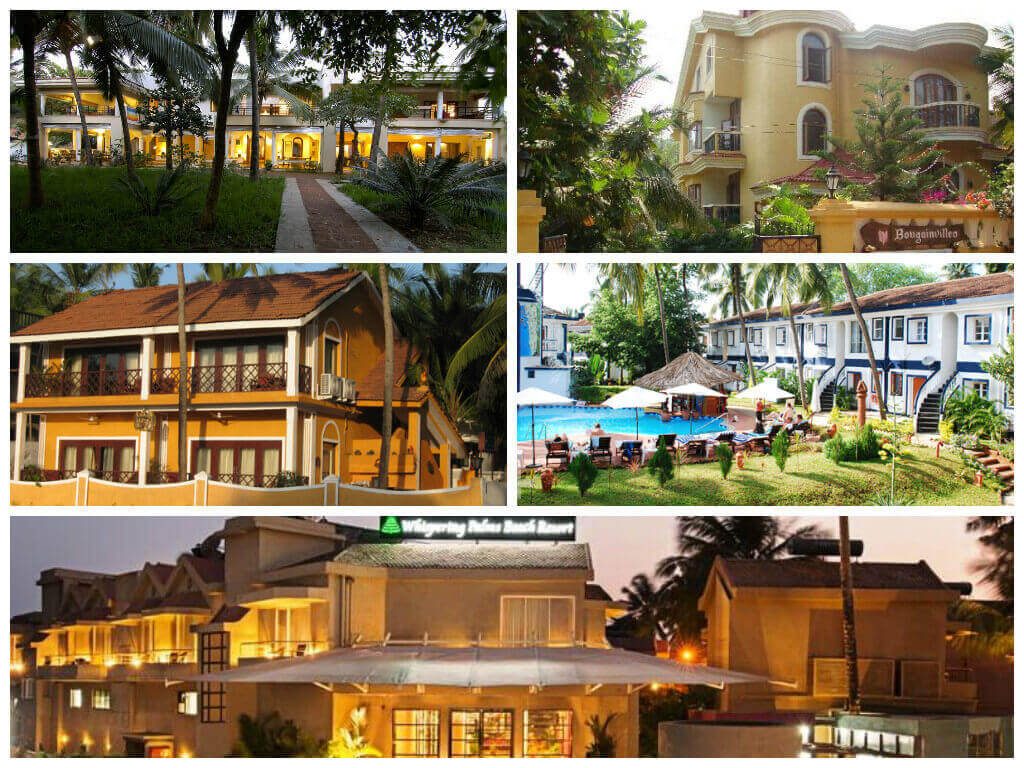Top 5 Luxury Hotels in Goa Front View Collage Picture