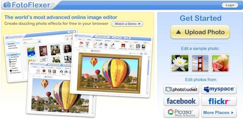 FotoFlexer is the most powerful online photo editor 