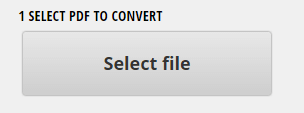 Select PDF File to Convert