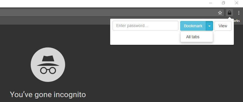 Bookmark All Tabs in Incognito Window with Hush Private Bookmarking Extension