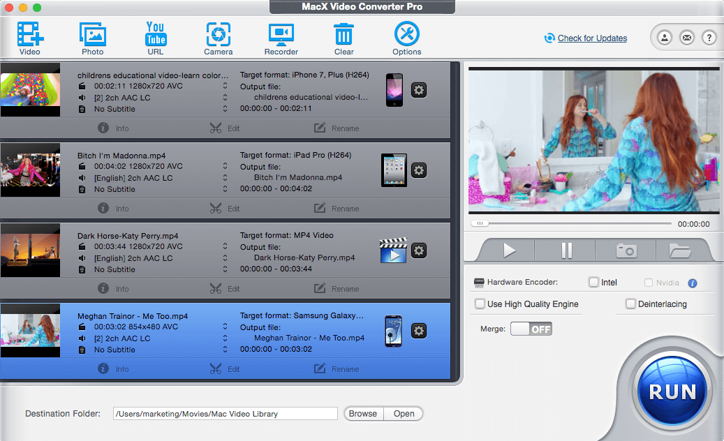 how to edit videos using macx video converter pro