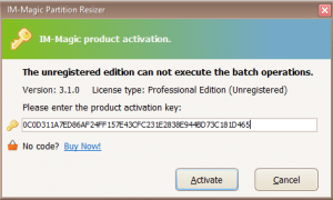 instal IM-Magic Partition Resizer Pro 6.9.4 / WinPE