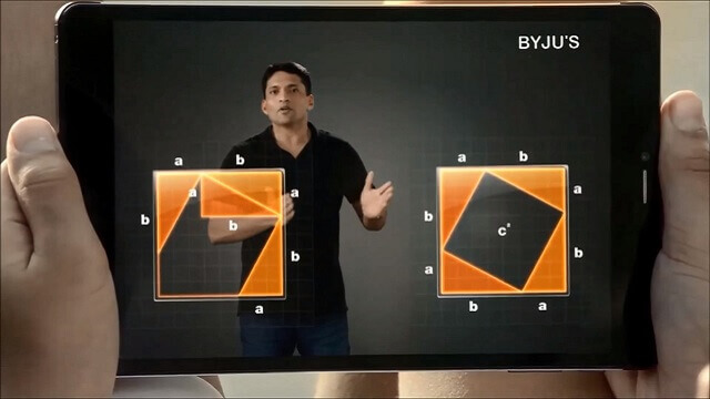 Byju's E-Learning App for Android Tablet Learning