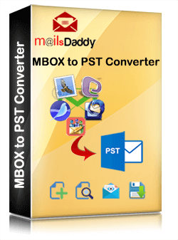 MailsDaddy MBOX to PST Converter Software Box