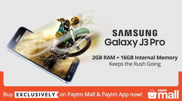 Samsung Galaxy J3 Pro - 2GB RAM + 16GB Internal Memory - Buy Exclusively on Paytm Mall & Paytm App