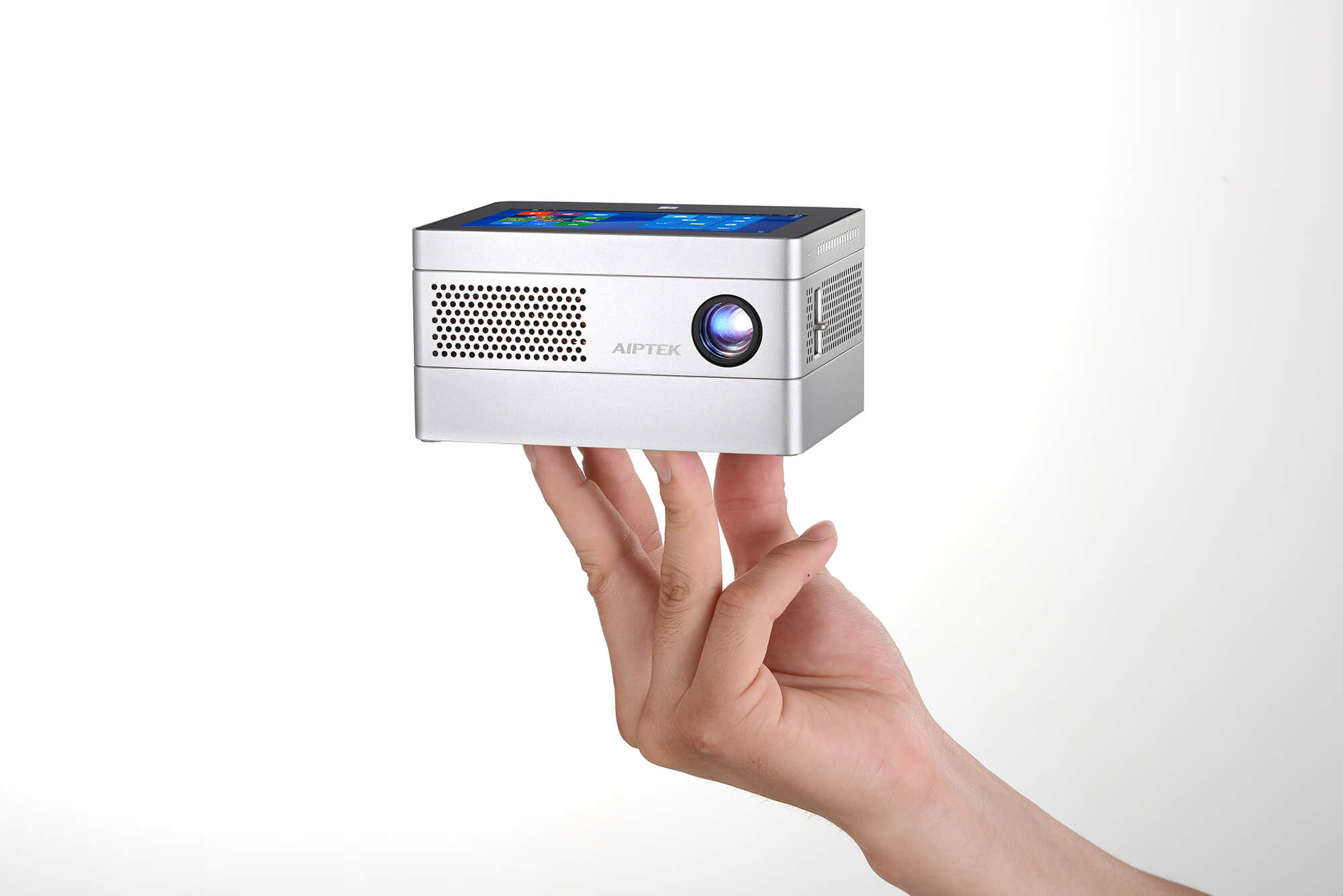 iBeamBLOCK Modular Computing Projector Dimensions are 4.9 x 3.7 x 2.5 inches and weight is 1.87 lbs