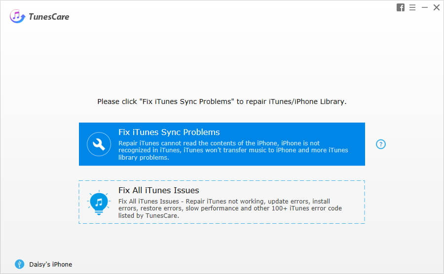 Tenorshare TunesCare – Fix iTunes Sync Problems and Fix All iTunes Issues
