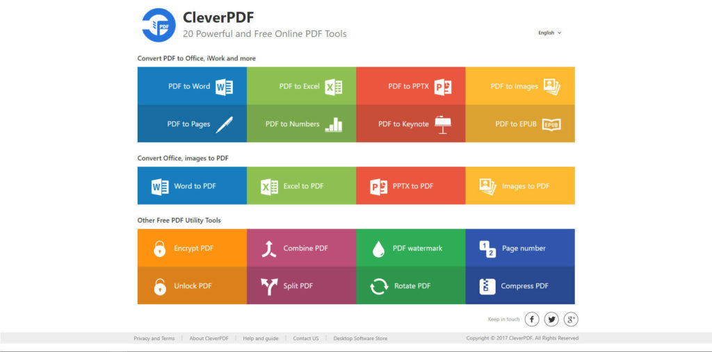 CleverPDF - 20-in-1 Free Online PDF Tools