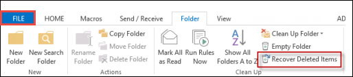 Are Deleted Items Gone Forever in Outlook Account? Recover Deleted Items