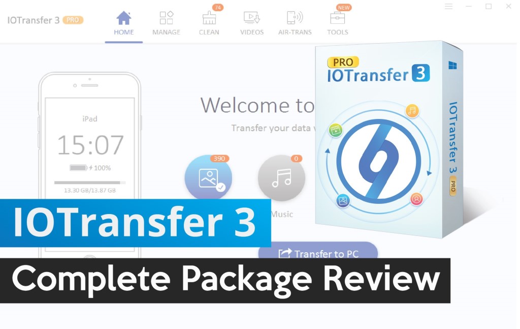 iPhone and iPad Manager IOTransfer 3 Complete Software Package Review