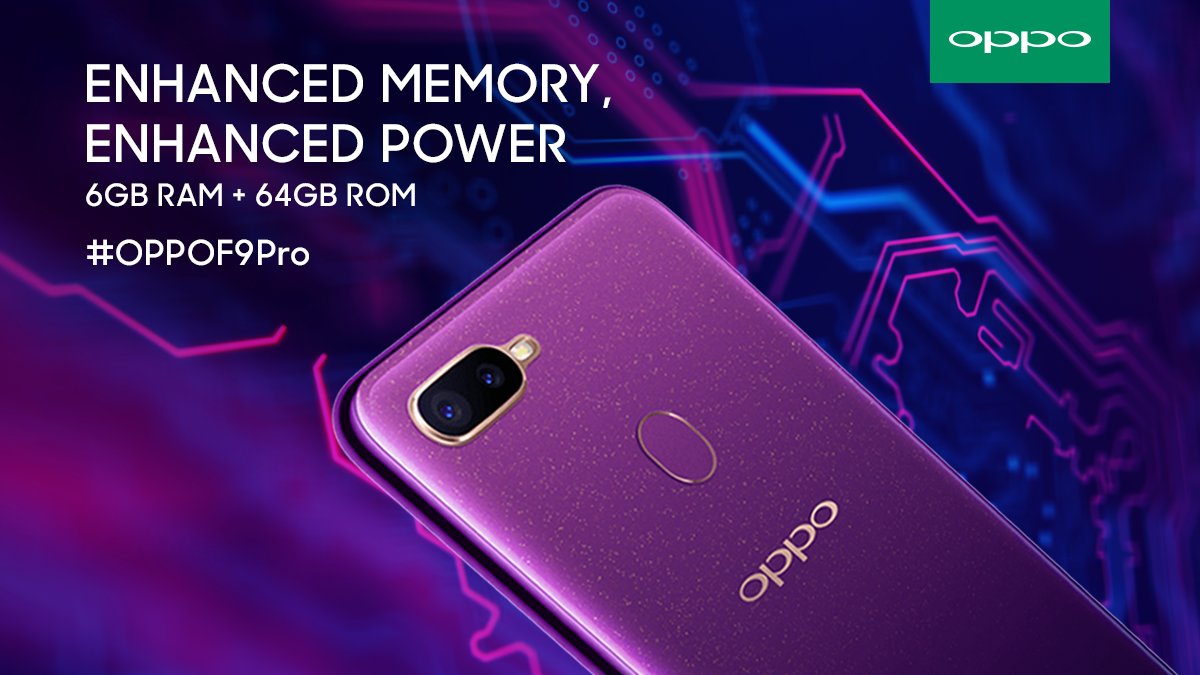 OPPO F9 Pro Smartphone. 6GB RAM, 64GB Storage