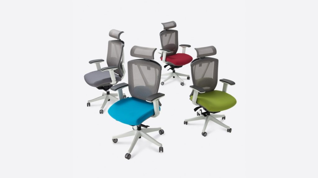 The Autonomous Ergochair 2 - THE BEST desk chair provides plenty of support to help prevent back pain with your scoliosis.   