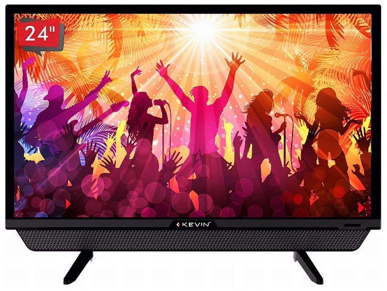 Kevin 24 inches HD Ready LED TV KN24832 (Black) (2018 Model)