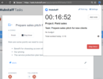 Hubstaff for Chrome Screenshot
