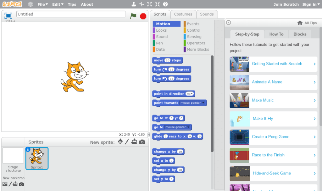 Scratch: Programming for All. With Scratch, you can program your own interactive stories, games, and animations and share your creations with others in the online community.