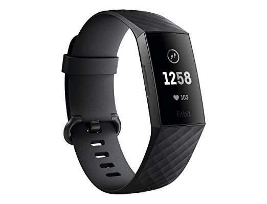 Fitbit Charge 3 Fitness Activity Tracker, Graphite/Black - #1 Best Seller in Activity Trackers
