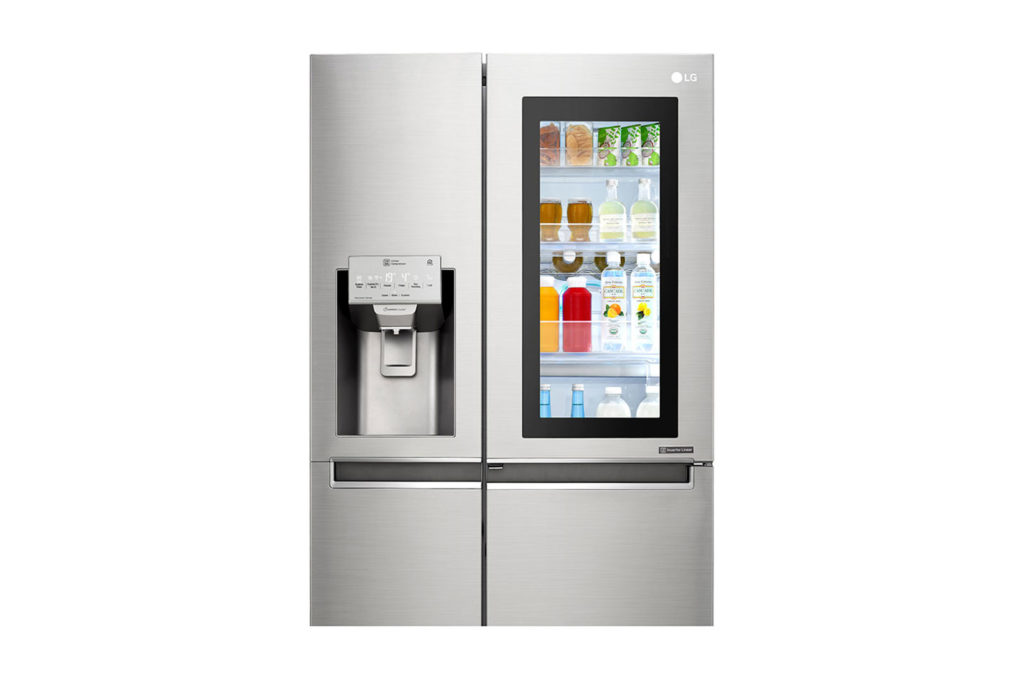 LG Glass Door Refrigerator.  Knock Twice, See Inside, 668 Litres InstaView Door-in-Door Refrigerator.