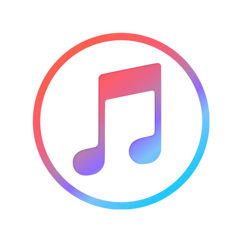 iTunes Logo. Logo Design Trends 2019. Single-Image Logo. 