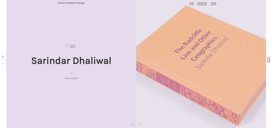 Sarindar Dhaliwal Book. Lauren Wickware Design.