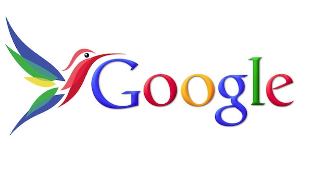 The official logo for Google Hummingbird, a massive update to Google search algorithm.
