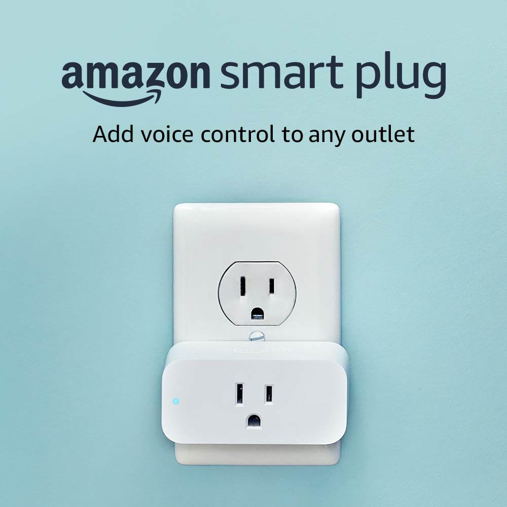 Amazon Smart Plug, works with Amazon Alexa. Add voice control to any outlet.