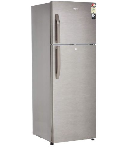 Haier 347 L 3 Star Frost-Free Double-Door Refrigerator (HRF-3674BS-E, Brushline Silver and Dazzel Steel) | Haier Electronics 
