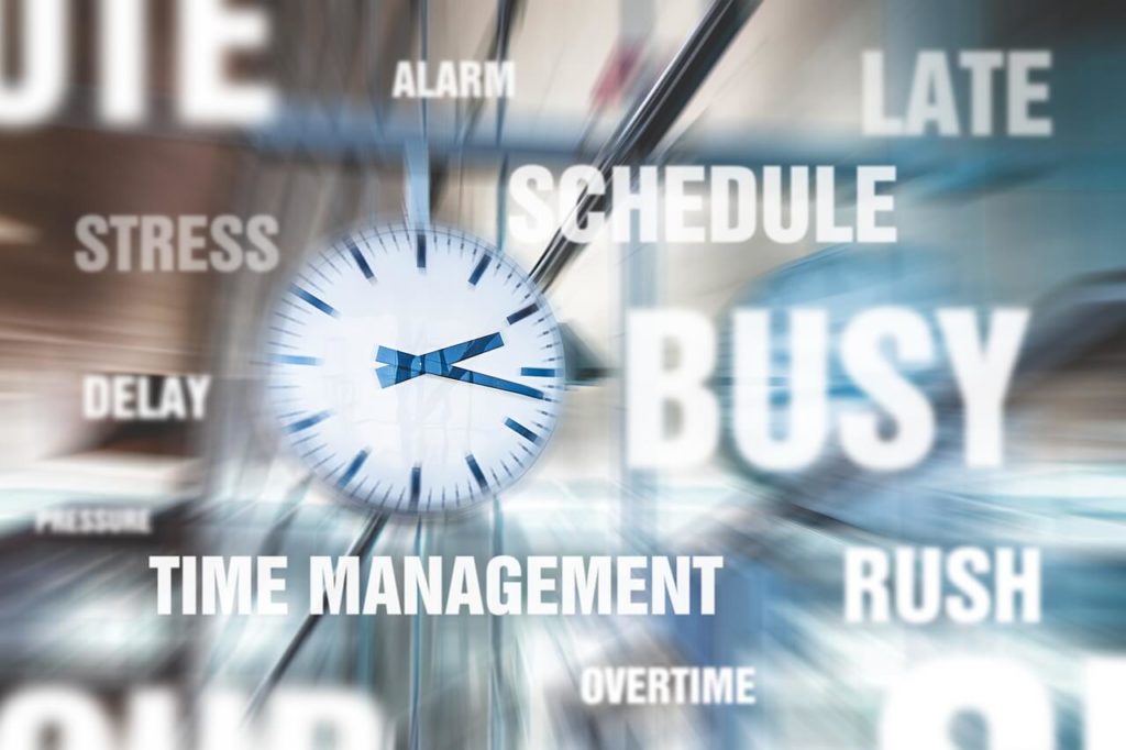 Time Management Timetable Schedule Alarm Hurry Delay Late Stress Busy Rush Overtime Pressure | Image by TeroVesalainen from Pixabay.