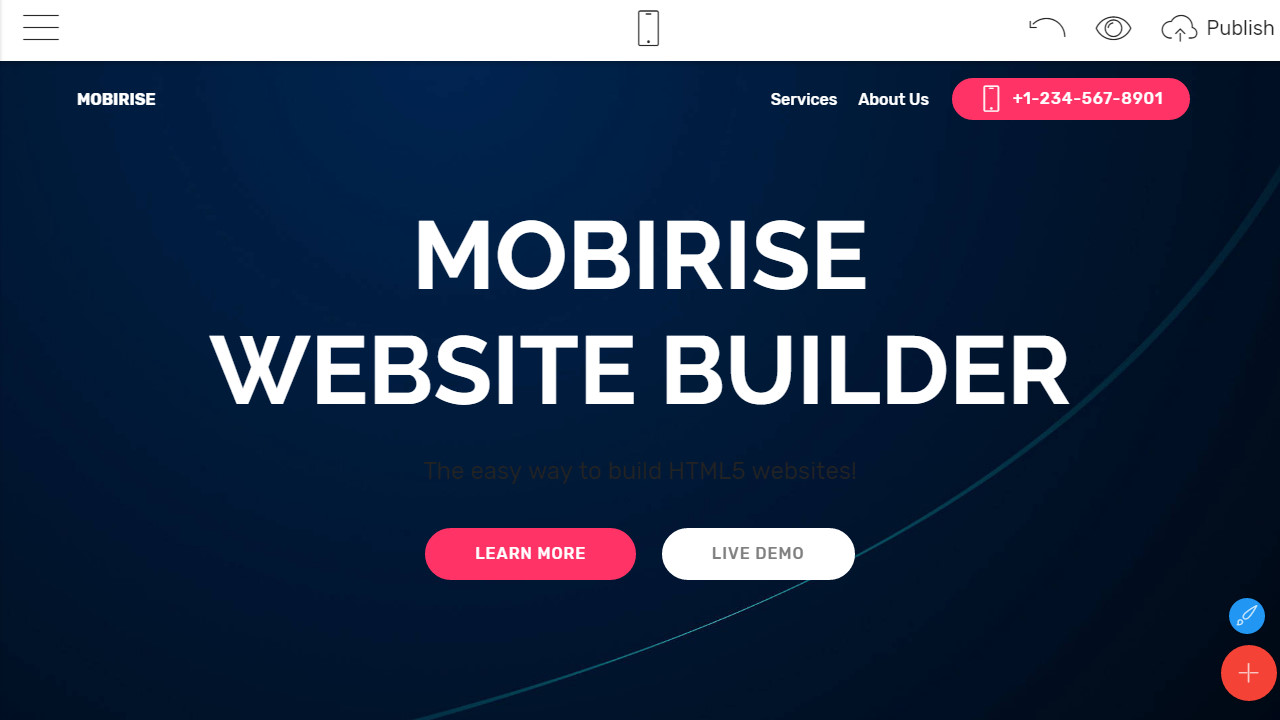 where to host mobirise websites