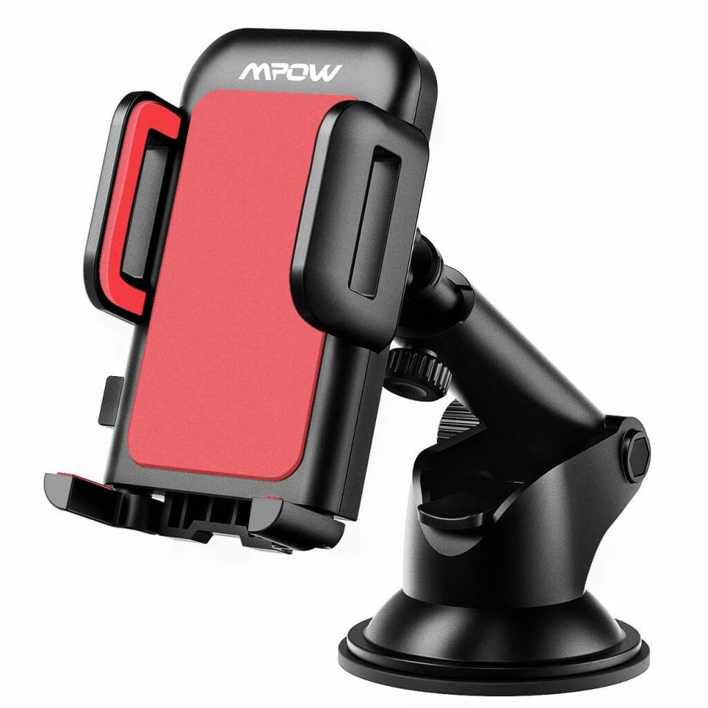 Best Gift: Mpow Car Phone Mount Compatible with iPhone 11 pro, iPhone 11 pro max,  iPhone X,  iPhone XS,  iPhone XR,  iPhone 8,  iPhone 7, iPhone 6 Plus, Galaxy S7, 8, 9, 10, Google Nexus