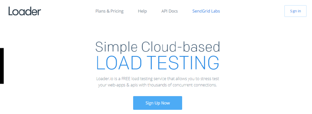 Simple Cloud-based Load Testing. Loader.io is a load testing service that allows you to stress test your web-apps and APIs with thousands of concurrent connections.