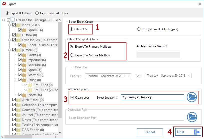 OST to Office 365 Conversion Tool