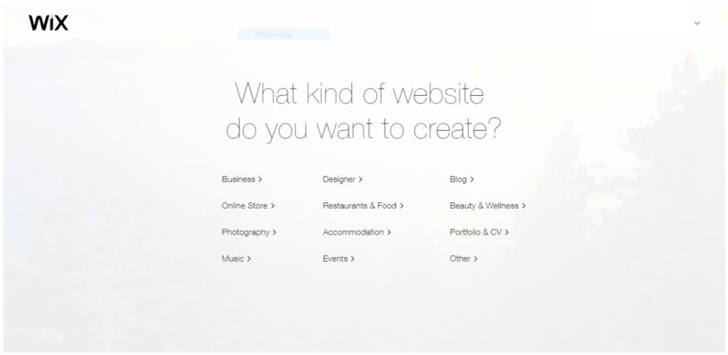 Wix.com: Free Website Builder. What kind of website do you want to create?