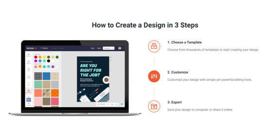 How to use DesignCap? How to Create a Design in 3 Steps?