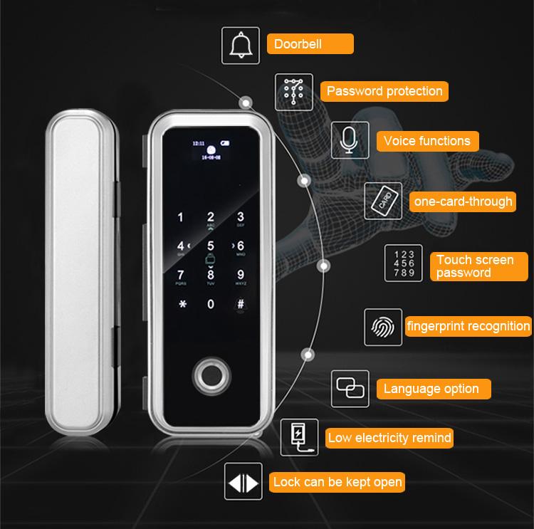 BaoShare RT-20S Biometric and Smart Card Access Control Door Lock