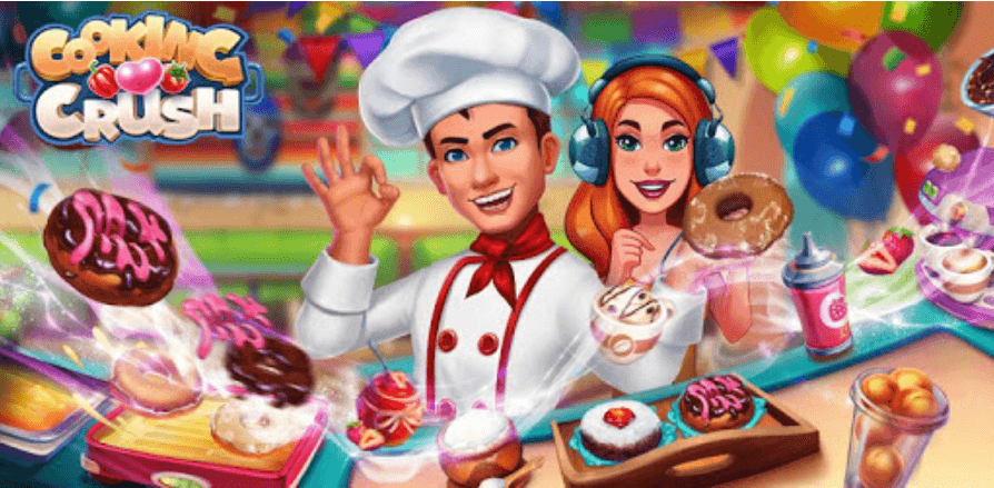 Cooking Crush Cooking Game Banner Image.