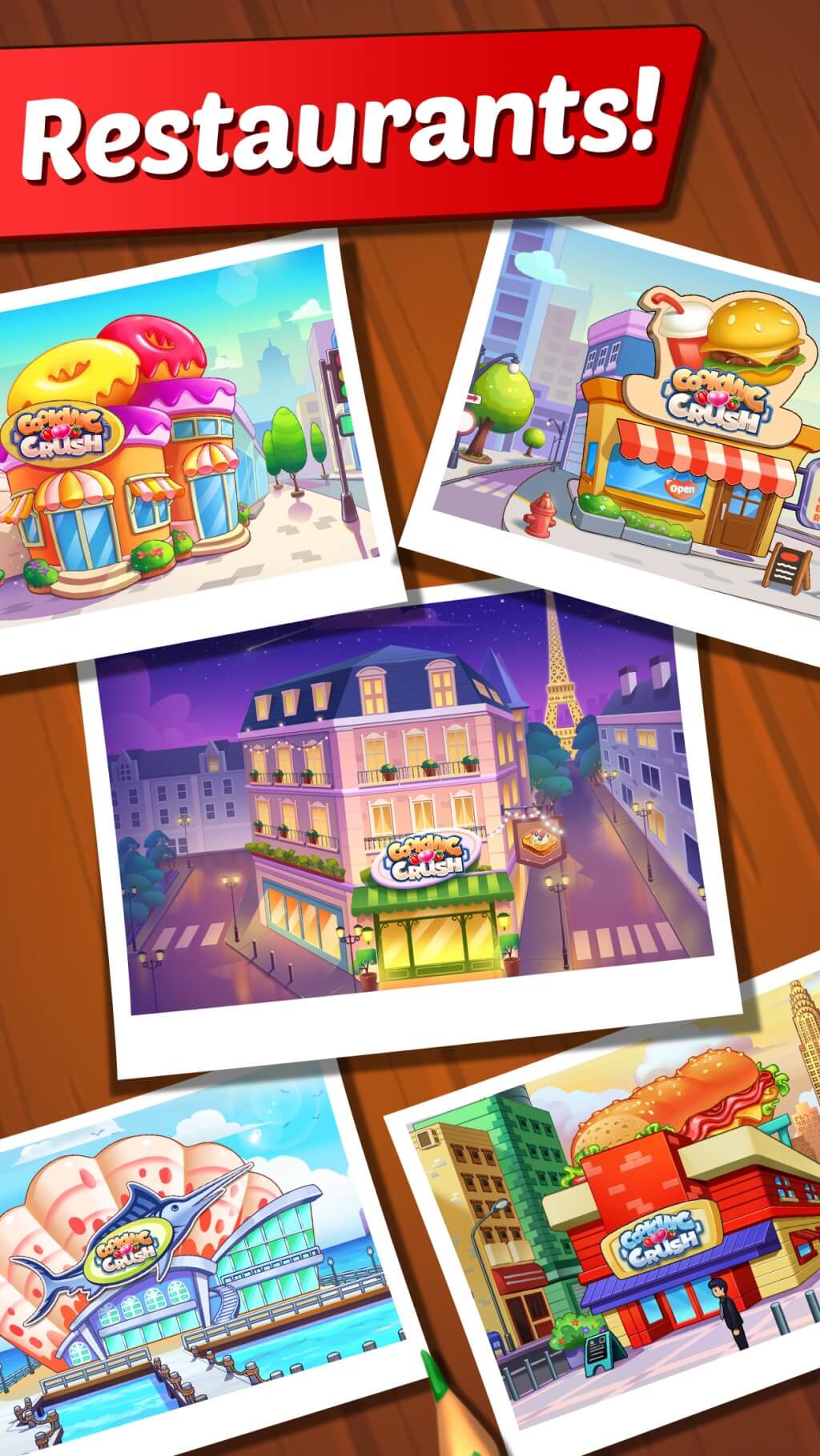 Cooking Crush Cooking Game Restaurants.
