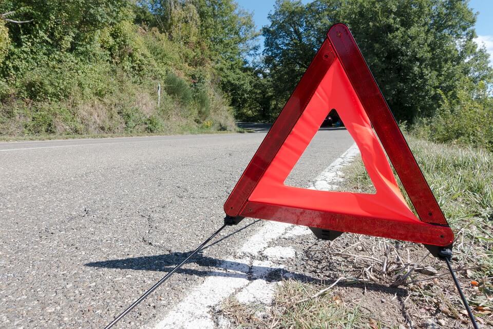 Triangular Road Sign.