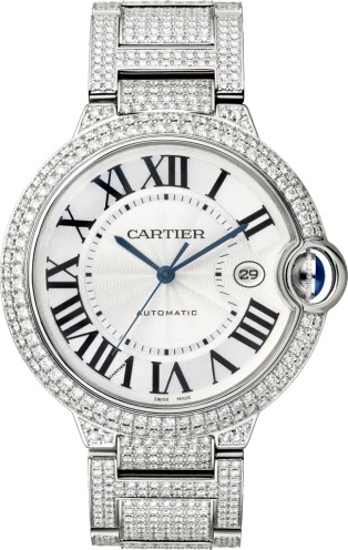 Ballon Bleu de Cartier Watch Rhodium Finished White Gold