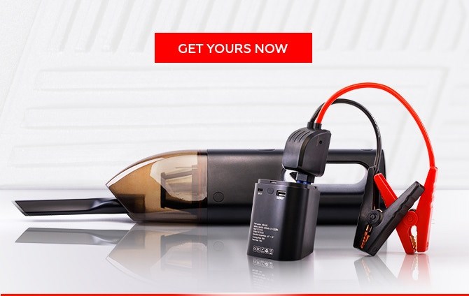 Jumpi: 3-in-1 Car Vacuum Cleaner, Jump Starter, and Power Bank