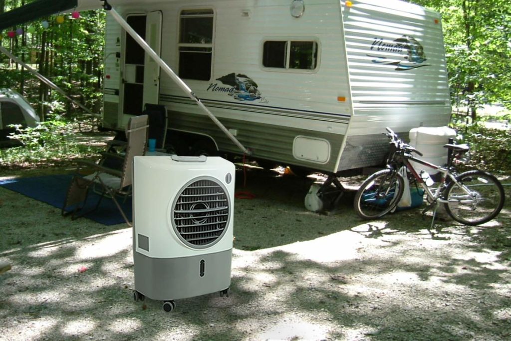 Recreational Vehicle (RV), Portable Evaporative Air Cooler (Swamp Cooler)