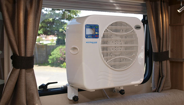 Small Portable Air Conditioner, Air Conditioning for Motorhomes and Caravans, Mobile Air Conditioning.