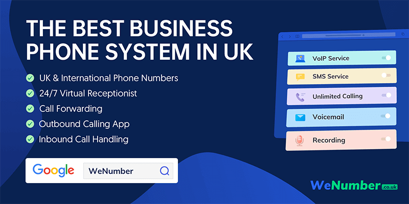 WeNumber.co.uk - The Best Business Phone System in UK. Offers UK and International Phone Numbers. 