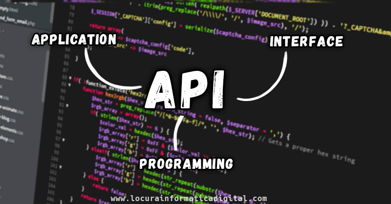 API (Application Programming Interface). 
