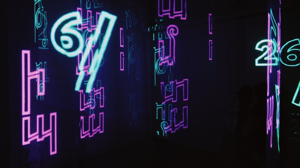 Cybersecurity, HD Neon Text