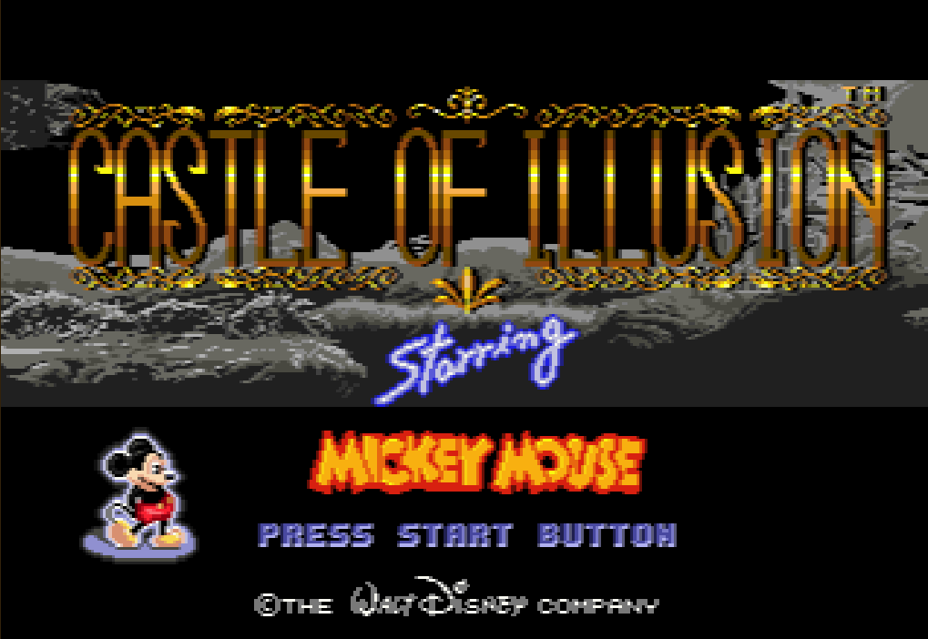 Castle of Illusion starring Mickey Mouse.