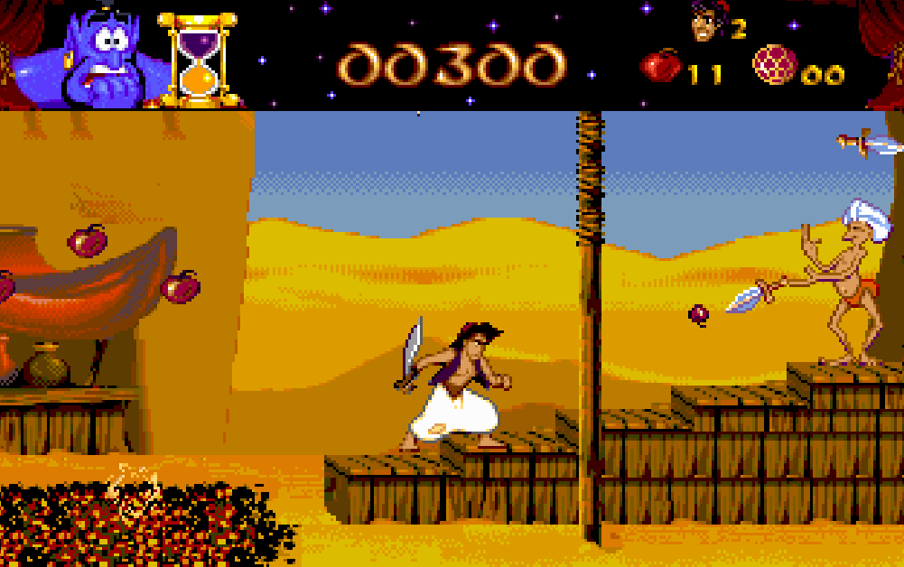 Disney's Aladdin video game.