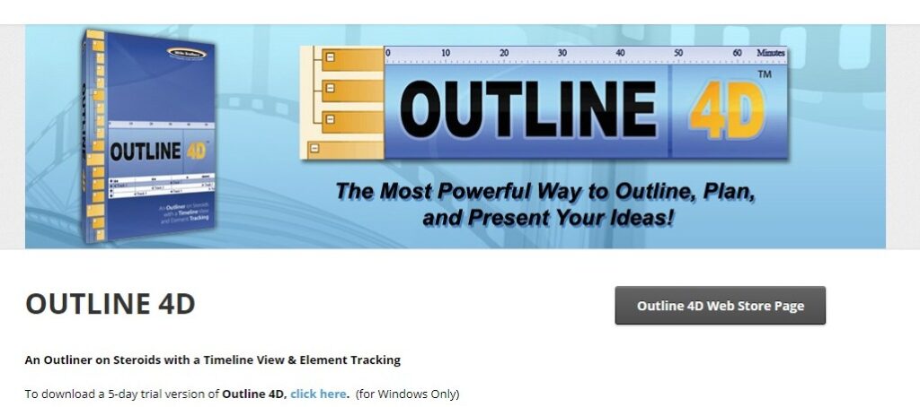 Outline 4D Writing Software - The Most Powerful Way to Outline, Plan, and Present Your Ideas!